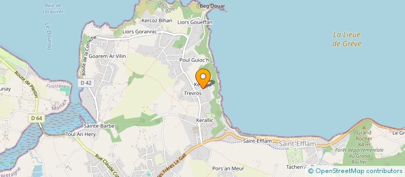 localisation de l'entreprise MONSIEUR CHRISTOPHER GAISEY  PLESTIN-LES-GREVES