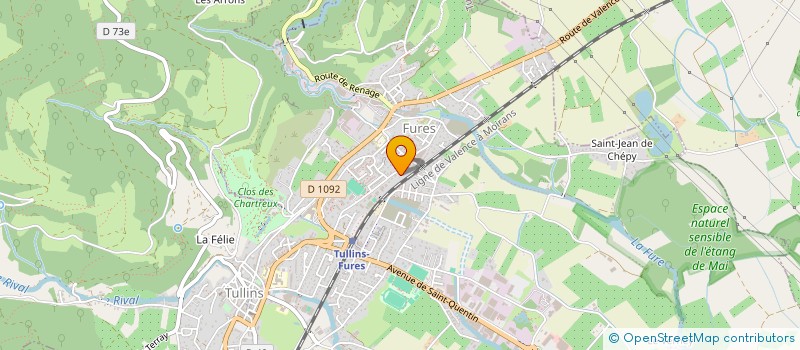 localisation de l'entreprise MONSIEUR CHRISTOPHER GALLEGO  TULLINS