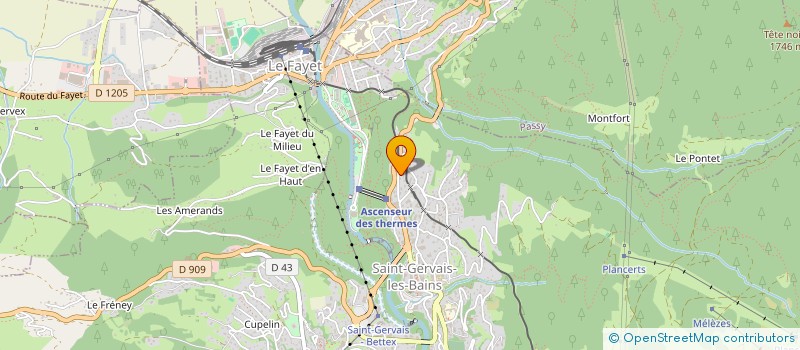 localisation de l'entreprise MONSIEUR CHRISTOPHER GALLEY  SAINT-GERVAIS-LES-BAINS