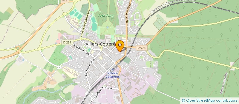 localisation de l'entreprise MONSIEUR CHRISTOPHER GALLY  VILLERS-COTTERETS