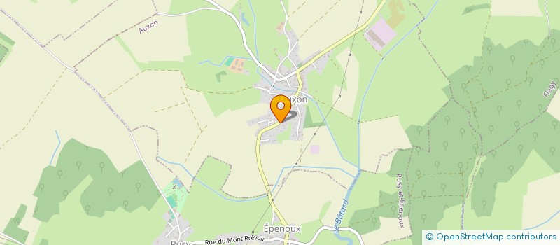 localisation de l'entreprise MONSIEUR CHRISTOPHER GALON  AUXON