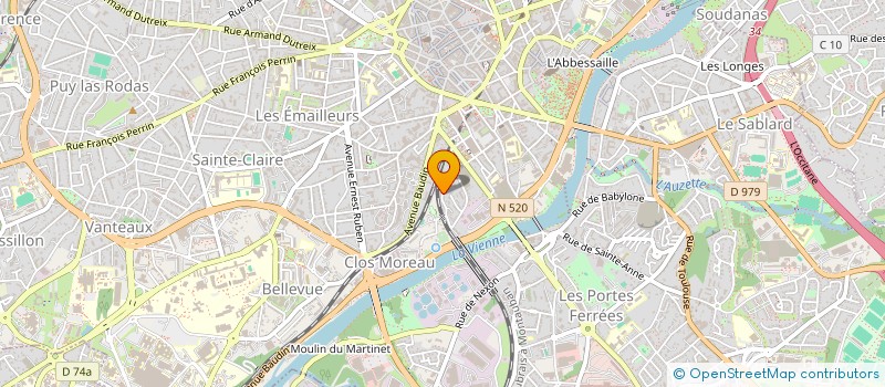 localisation de l'entreprise MONSIEUR CHRISTOPHER GANGLOFF  LIMOGES