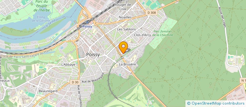 localisation de l'entreprise MONSIEUR CHRISTOPHER GATTA  POISSY