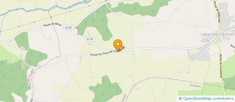 localisation de l'entreprise MONSIEUR CHRISTOPHER GIRARD  LABASTIDE-CLERMONT