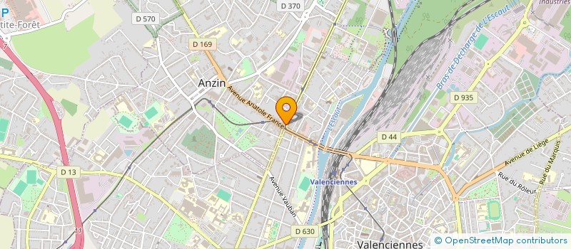 localisation de l'entreprise MONSIEUR CHRISTOPHER GLINEUR  ANZIN