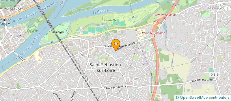 localisation de l'entreprise MONSIEUR CHRISTOPHER GLOTIN à SAINT-SEBASTIEN-SUR-LOIRE