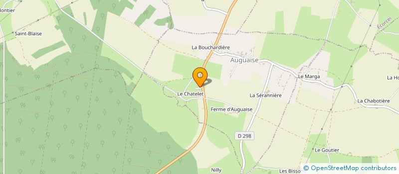 localisation de l'entreprise MONSIEUR CHRISTOPHER GRANDCOMBES DES RIVES à AUGUAISE