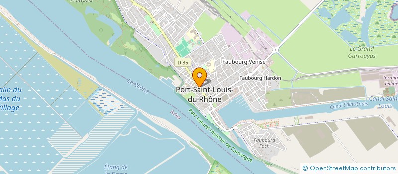 localisation de l'entreprise MONSIEUR CHRISTOPHER GRARE à PORT-SAINT-LOUIS-DU-RHONE