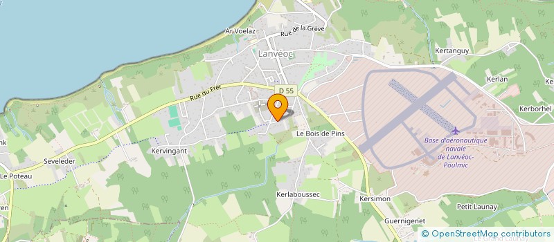 localisation de l'entreprise MONSIEUR CHRISTOPHER GRIFFE  LANVEOC