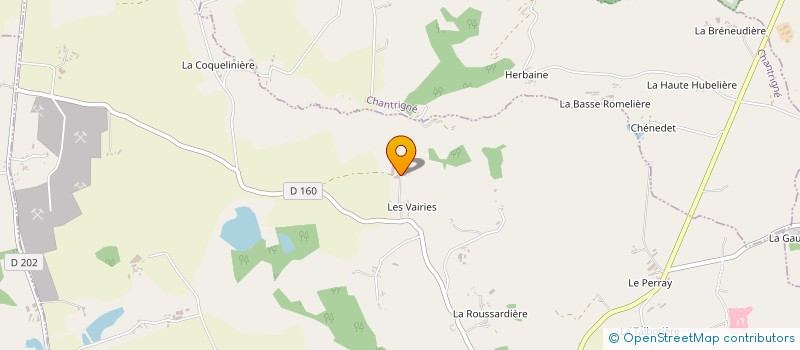 localisation de l'entreprise MONSIEUR CHRISTOPHER GUILLOUX à MONTREUIL-POULAY