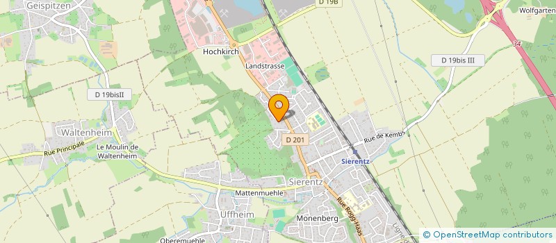 localisation de l'entreprise MONSIEUR CHRISTOPHER HAABY  SIERENTZ