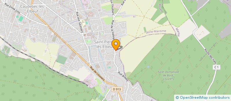 localisation de l'entreprise MONSIEUR CHRISTOPHER HADANGUE  SAINT-PIERRE-LES-ELBEUF