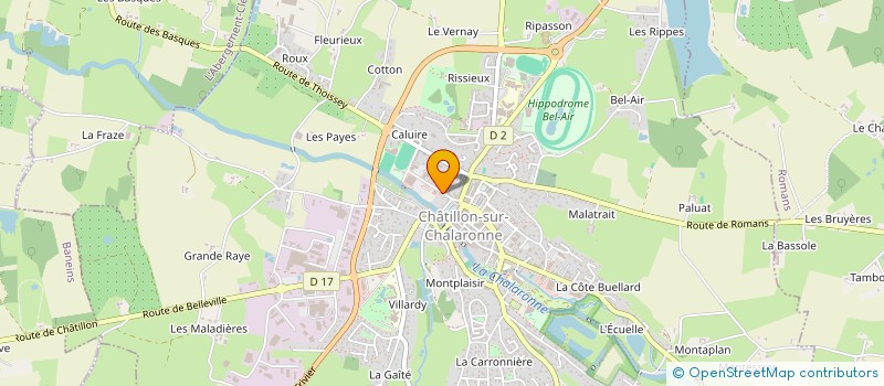 localisation de l'entreprise MONSIEUR CHRISTOPHER HALL à CHATILLON-SUR-CHALARONNE