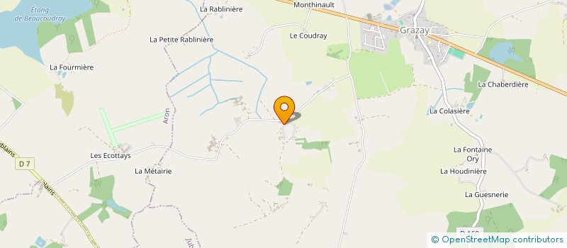 localisation de l'entreprise MONSIEUR CHRISTOPHER HANTRAIS  GRAZAY