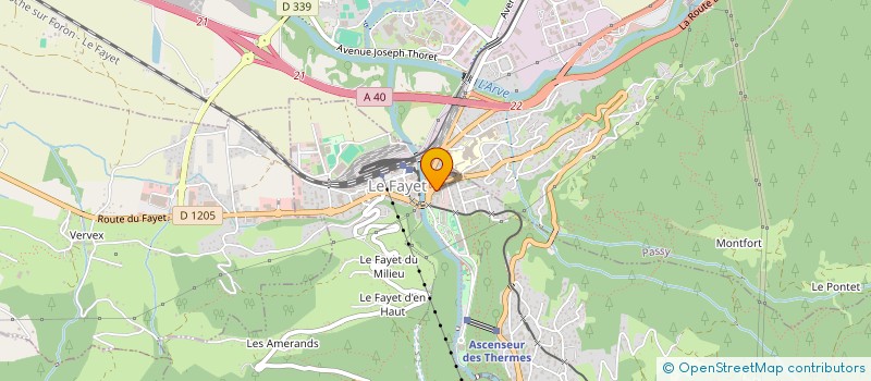 localisation de l'entreprise MONSIEUR CHRISTOPHER HENN  SAINT-GERVAIS-LES-BAINS