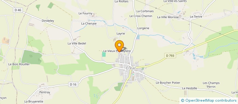 localisation de l'entreprise MONSIEUR CHRISTOPHER HENRIQUES  EREAC