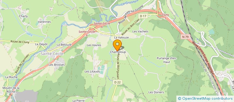 localisation de l'entreprise MONSIEUR CHRISTOPHER HITTINGER  SAINTE-CECILE