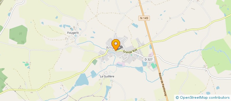 localisation de l'entreprise MONSIEUR CHRISTOPHER HOGUIN  AMAILLOUX