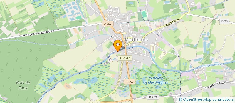 localisation de l'entreprise MONSIEUR CHRISTOPHER HOUZIAUX  MARCHIENNES