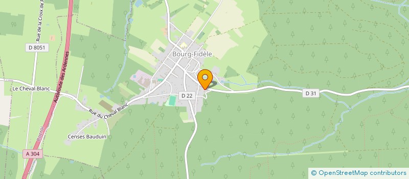 localisation de l'entreprise MONSIEUR CHRISTOPHER HUART  BOURG-FIDELE