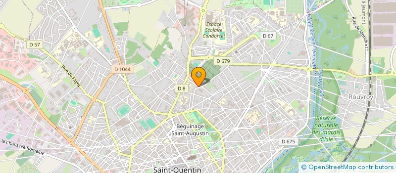 localisation de l'entreprise MONSIEUR CHRISTOPHER HURIER à SAINT-QUENTIN