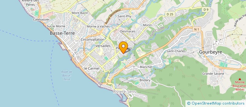 localisation de l'entreprise MONSIEUR CHRISTOPHER ISSEMBE  BASSE TERRE