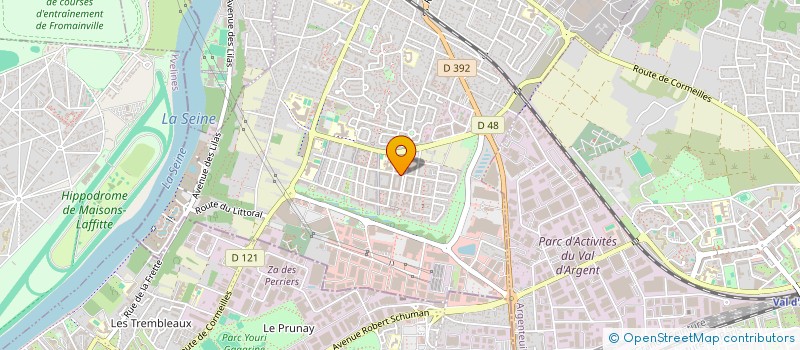 localisation de l'entreprise MONSIEUR CHRISTOPHER JAGUENAUD  CORMEILLES-EN-PARISIS