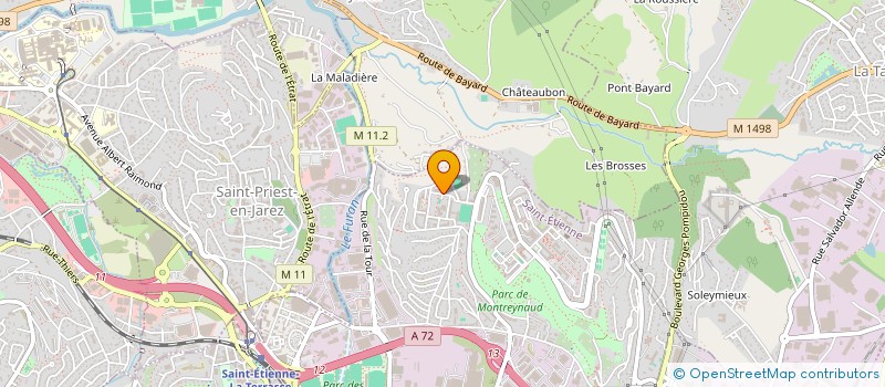 localisation de l'entreprise MONSIEUR CHRISTOPHER JEAMME  SAINT-ETIENNE