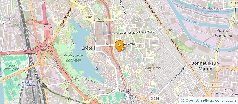 localisation de l'entreprise MONSIEUR CHRISTOPHER JEAN-DENIS  CRETEIL