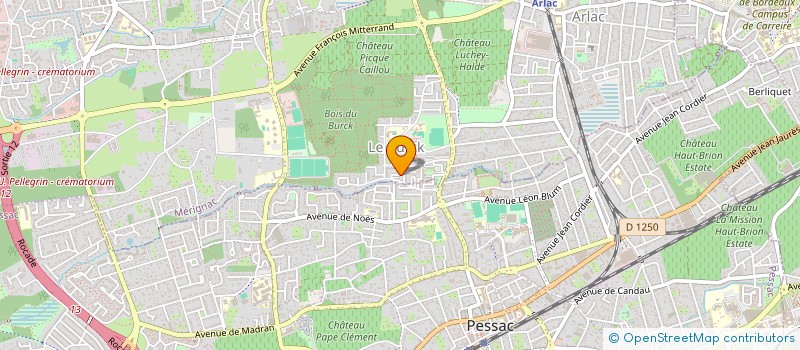 localisation de l'entreprise MONSIEUR CHRISTOPHER JEUTHE  MERIGNAC