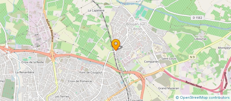 localisation de l'entreprise MONSIEUR CHRISTOPHER JIMENEZ  BEZIERS