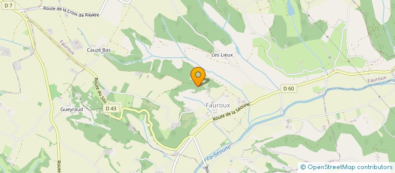 localisation de l'entreprise MONSIEUR CHRISTOPHER JOHN HOOK  FAUROUX