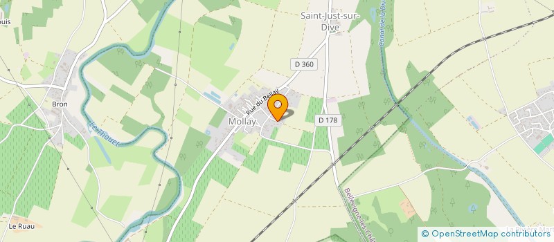 localisation de l'entreprise MONSIEUR CHRISTOPHER JOUSSELIN  SAINT-JUST-SUR-DIVE