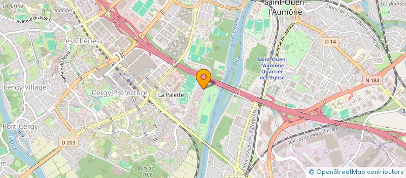 localisation de l'entreprise MONSIEUR CHRISTOPHER KILALA  PONTOISE