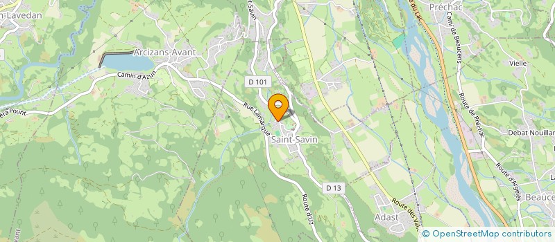 localisation de l'entreprise MONSIEUR CHRISTOPHER KING  SAINT-SAVIN