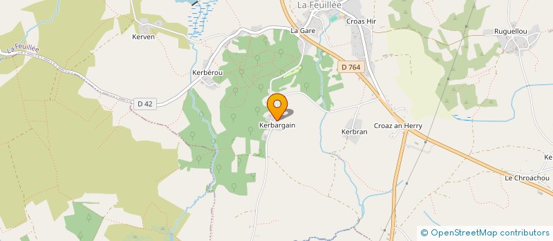 localisation de l'entreprise MONSIEUR CHRISTOPHER KINGDON  LA FEUILLEE