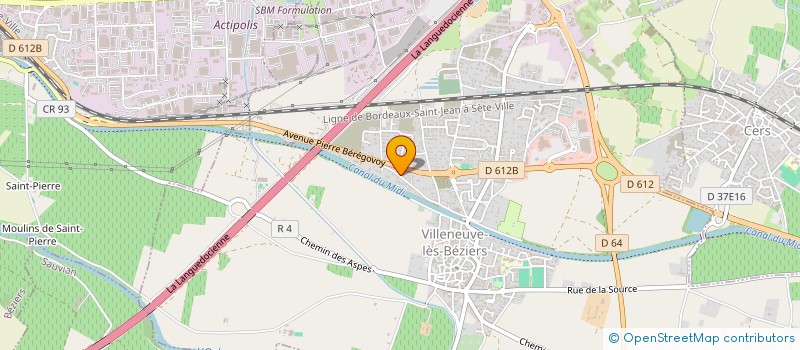 localisation de l'entreprise MONSIEUR CHRISTOPHER KITZINGER  VILLENEUVE-LES-BEZIERS