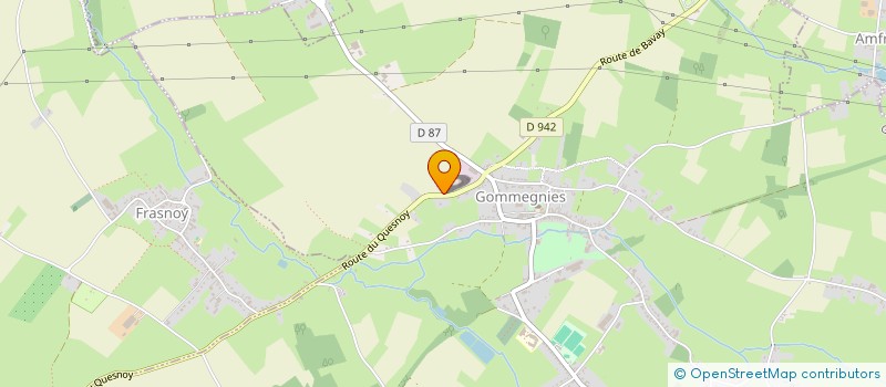 localisation de l'entreprise MONSIEUR CHRISTOPHER KLUR  GOMMEGNIES