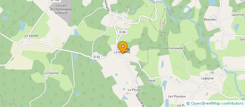localisation de l'entreprise MONSIEUR CHRISTOPHER KNAPP à CHAMPAGNAC-LA-RIVIERE
