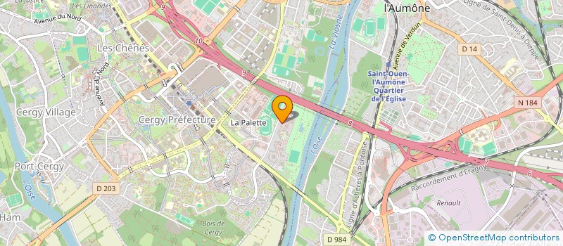 localisation de l'entreprise MONSIEUR CHRISTOPHER KONATE  PONTOISE