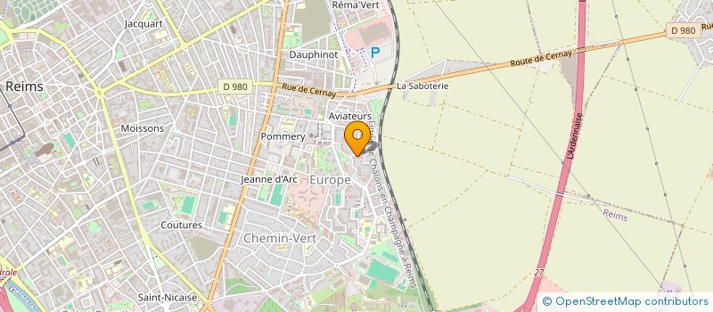 localisation de l'entreprise MONSIEUR CHRISTOPHER KOUDLANSKIN  REIMS
