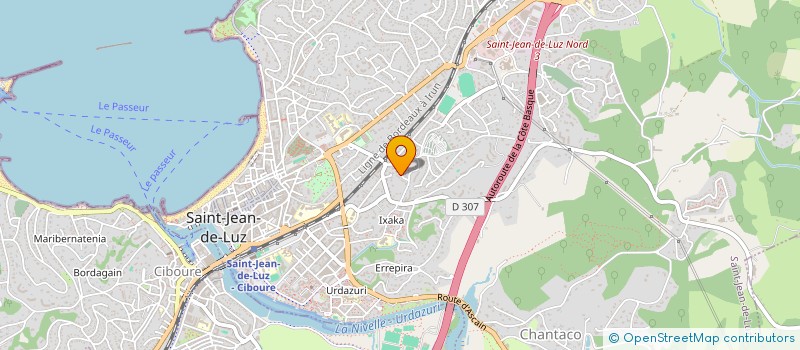 localisation de l'entreprise MONSIEUR CHRISTOPHER LABADIE à SAINT-JEAN-DE-LUZ