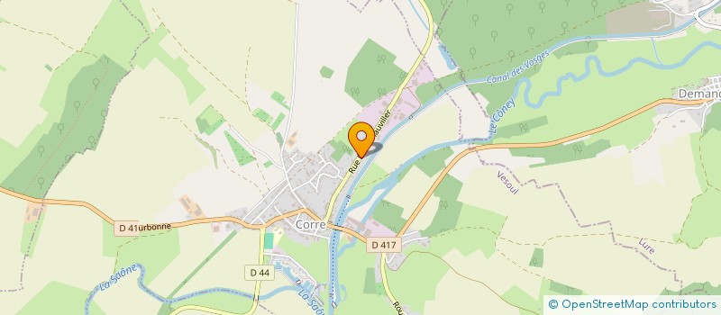 localisation de l'entreprise MONSIEUR CHRISTOPHER LABARRE  CORRE