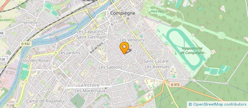 localisation de l'entreprise MONSIEUR CHRISTOPHER LAFLEUR  COMPIEGNE