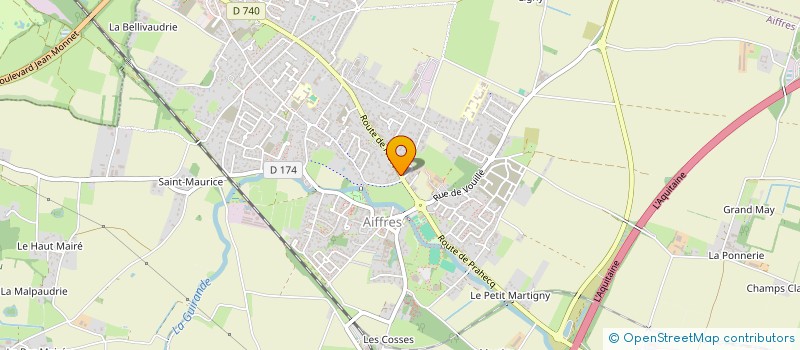 localisation de l'entreprise MONSIEUR CHRISTOPHER LAFORET  AIFFRES