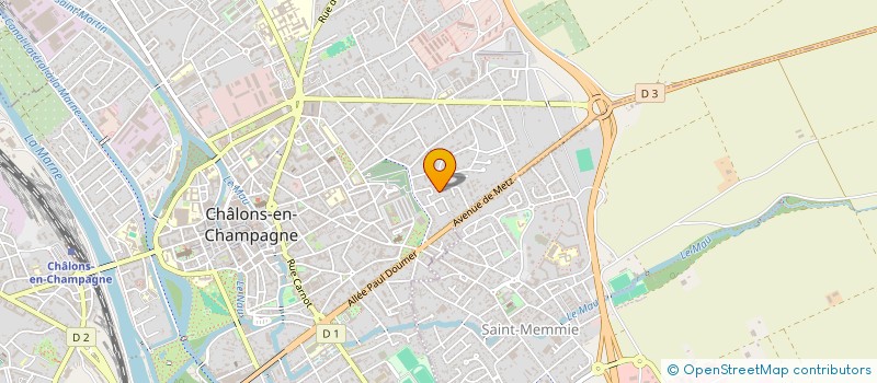 localisation de l'entreprise MONSIEUR CHRISTOPHER LAJOIE à CHALONS-EN-CHAMPAGNE