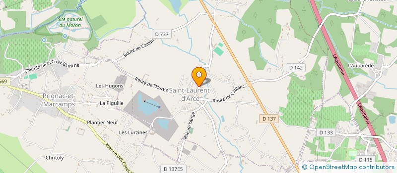 localisation de l'entreprise MONSIEUR CHRISTOPHER LALAGUE  SAINT-LAURENT-D'ARCE