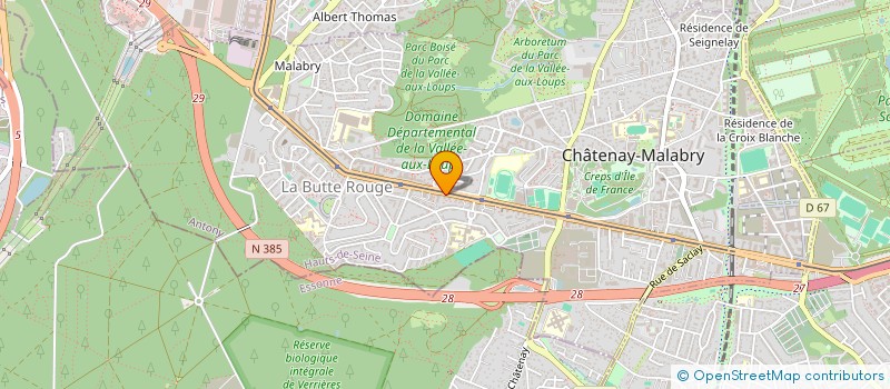 localisation de l'entreprise MONSIEUR CHRISTOPHER LALAUS à CHATENAY-MALABRY