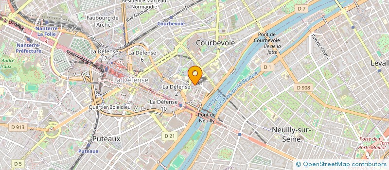 localisation de l'entreprise MONSIEUR CHRISTOPHER LALIME à COURBEVOIE