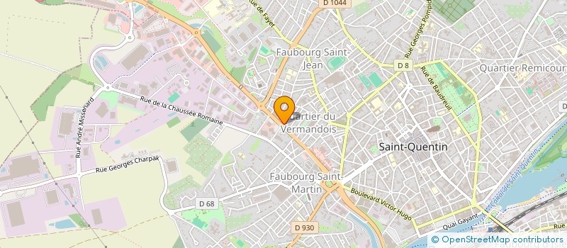 localisation de l'entreprise MONSIEUR CHRISTOPHER LAMBERT  SAINT-QUENTIN